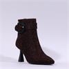 Una Healy Reason To Behave Strap Boot - Dark Leopard